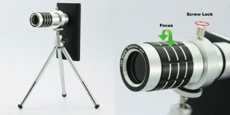 Nokia Lumia 920 tripod to take pictures and videos of objects and landscapes over long distances